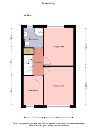 Floorplan - Scharwoudestraat 7, 8304 CN Emmeloord